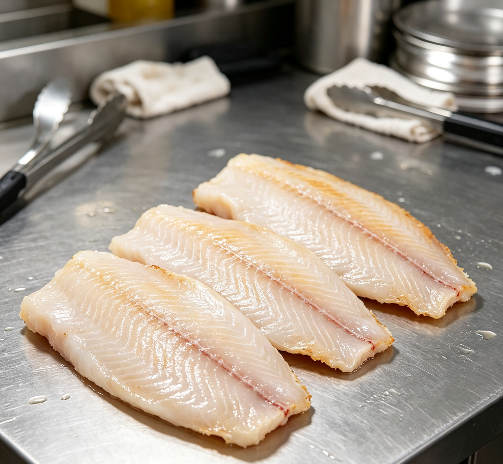 Golden Pan-Seared Tilapia Fillets