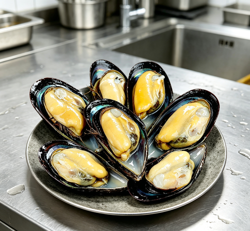 Freshly Steamed Mussels