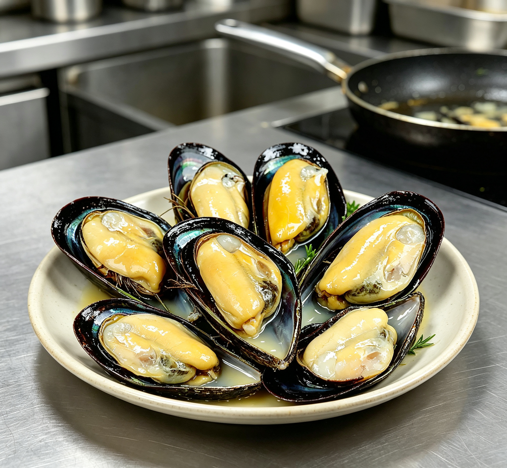 Freshly Steamed Mussels