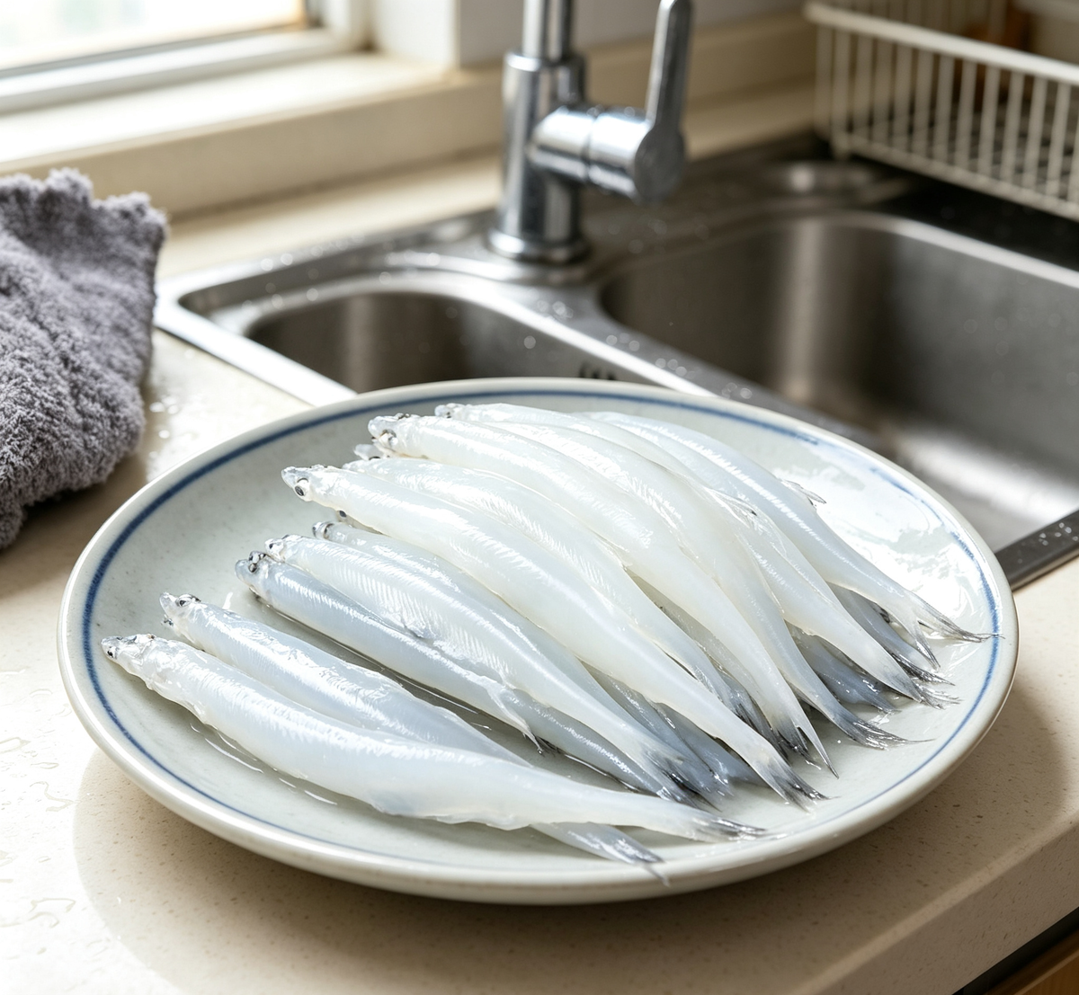 Delicate Fresh Anchovies