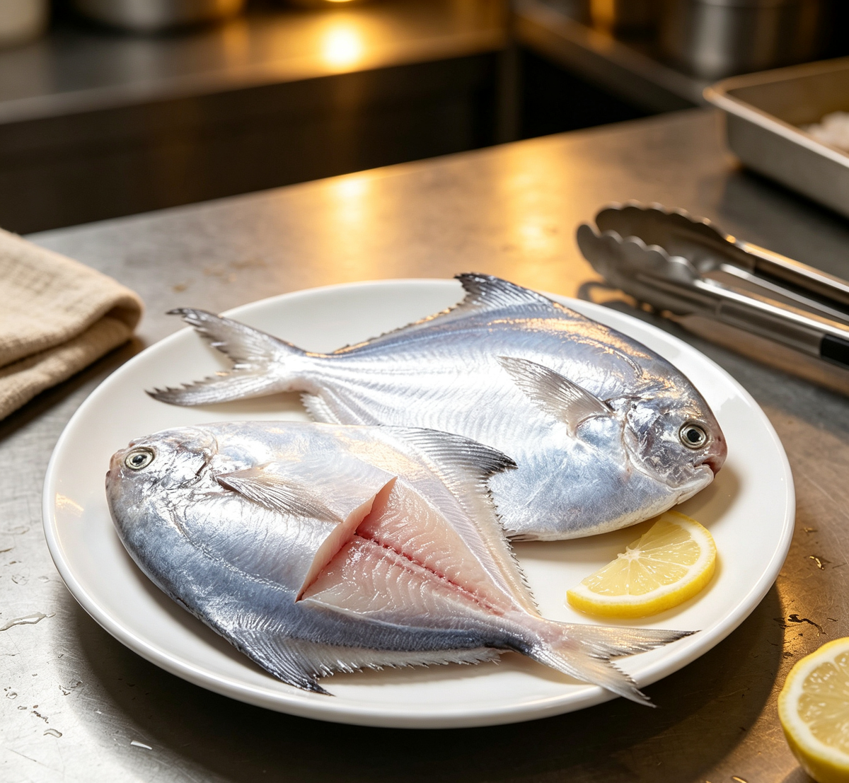 Fresh Silver Pomfret
